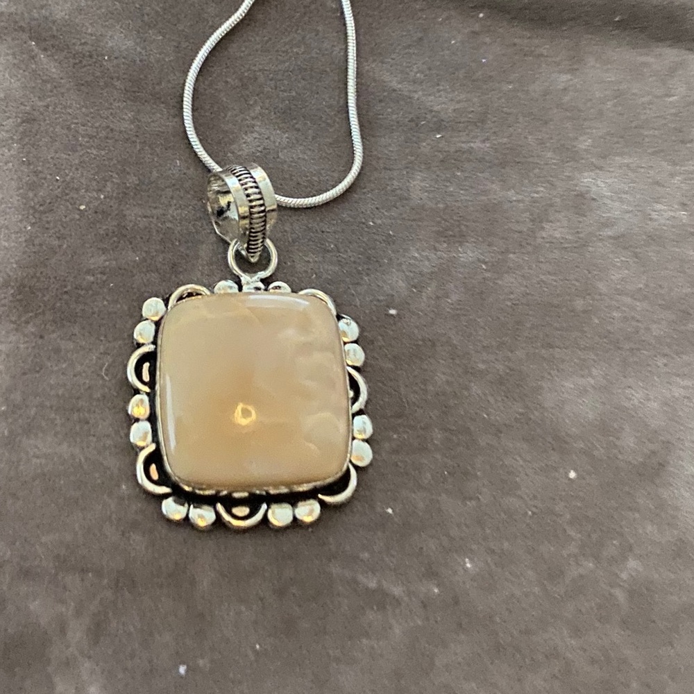 Ocean Jasper Gem 925 Marked